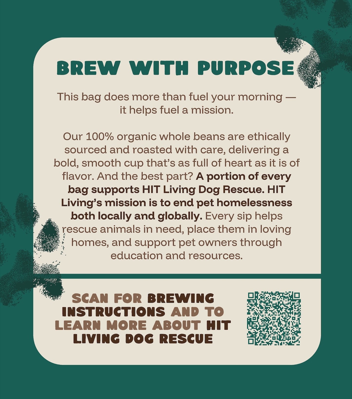 Pawfee Blend - Collaboration with HIT Living Foundation