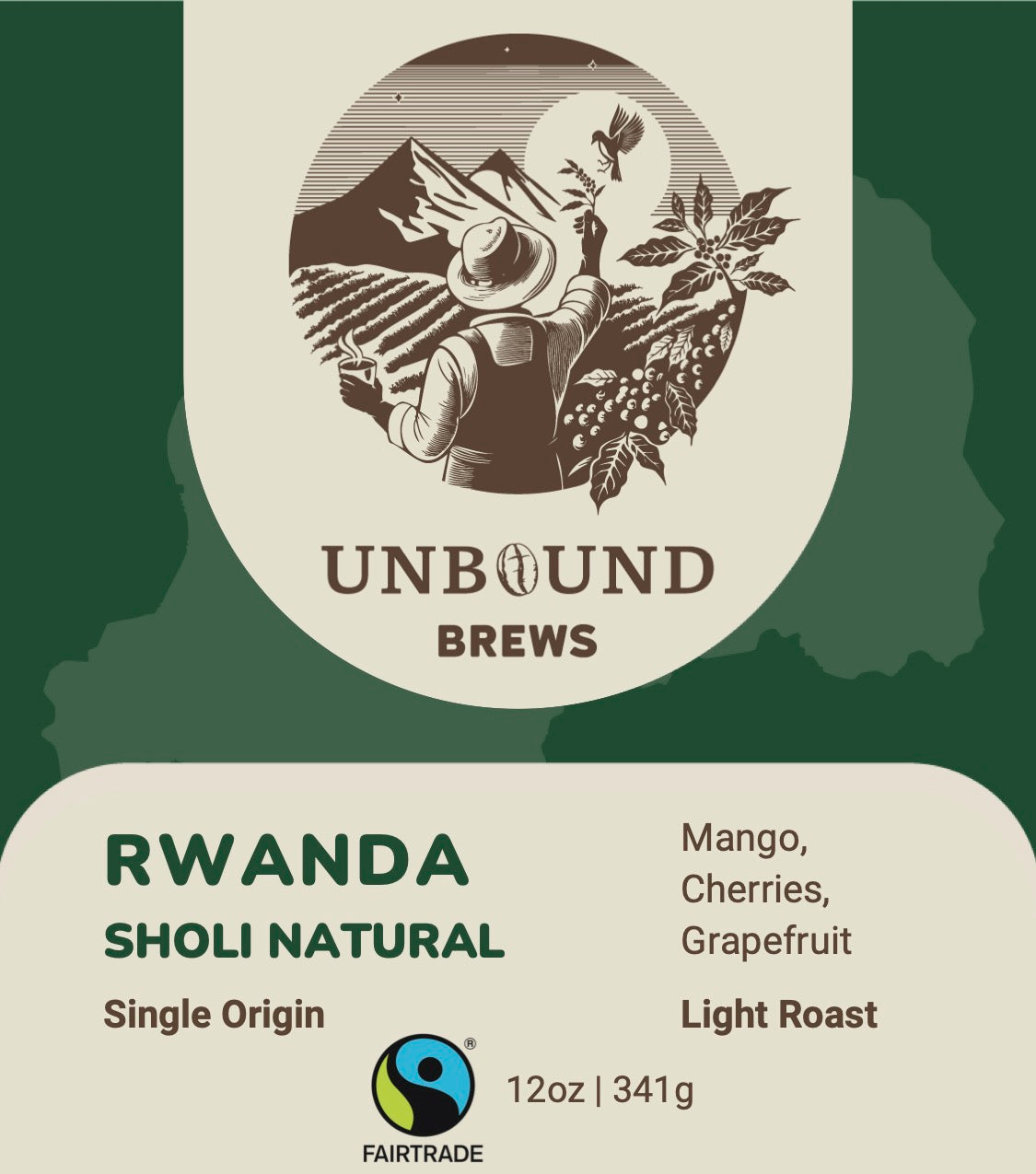 Rwanda Sholi Natural - Fair Trade - Organic